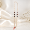Silver Dual Strand Pearl Necklace